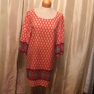 Mod Style Print Dress